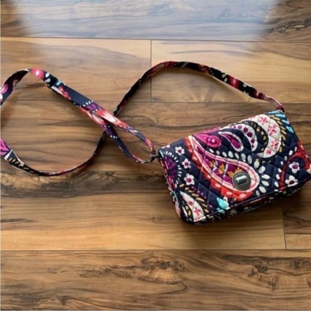 Vera Bradley multicolored paisley crossbody